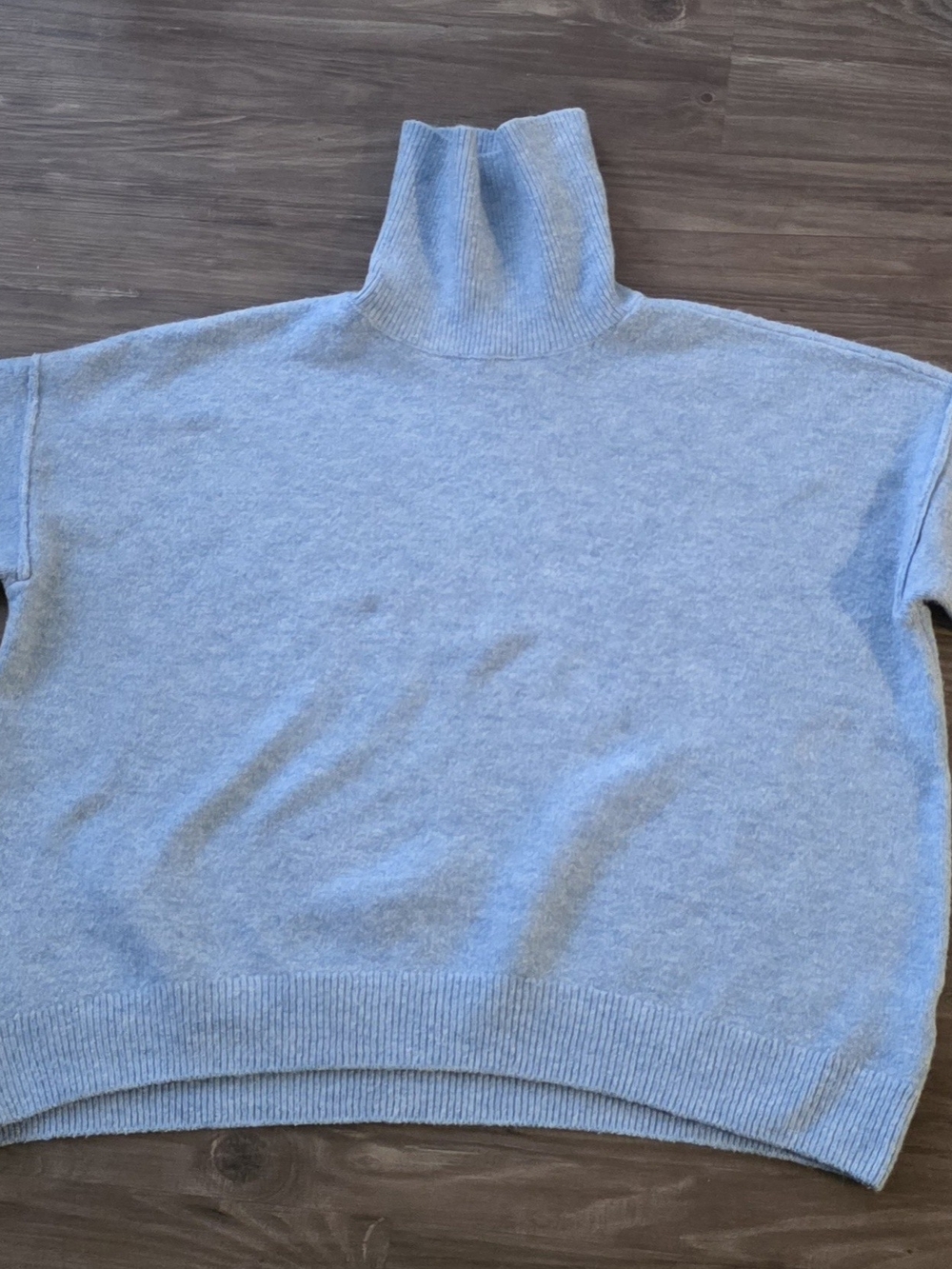 Vince Camuto Light Blue Turtleneck Sweater for Women Large